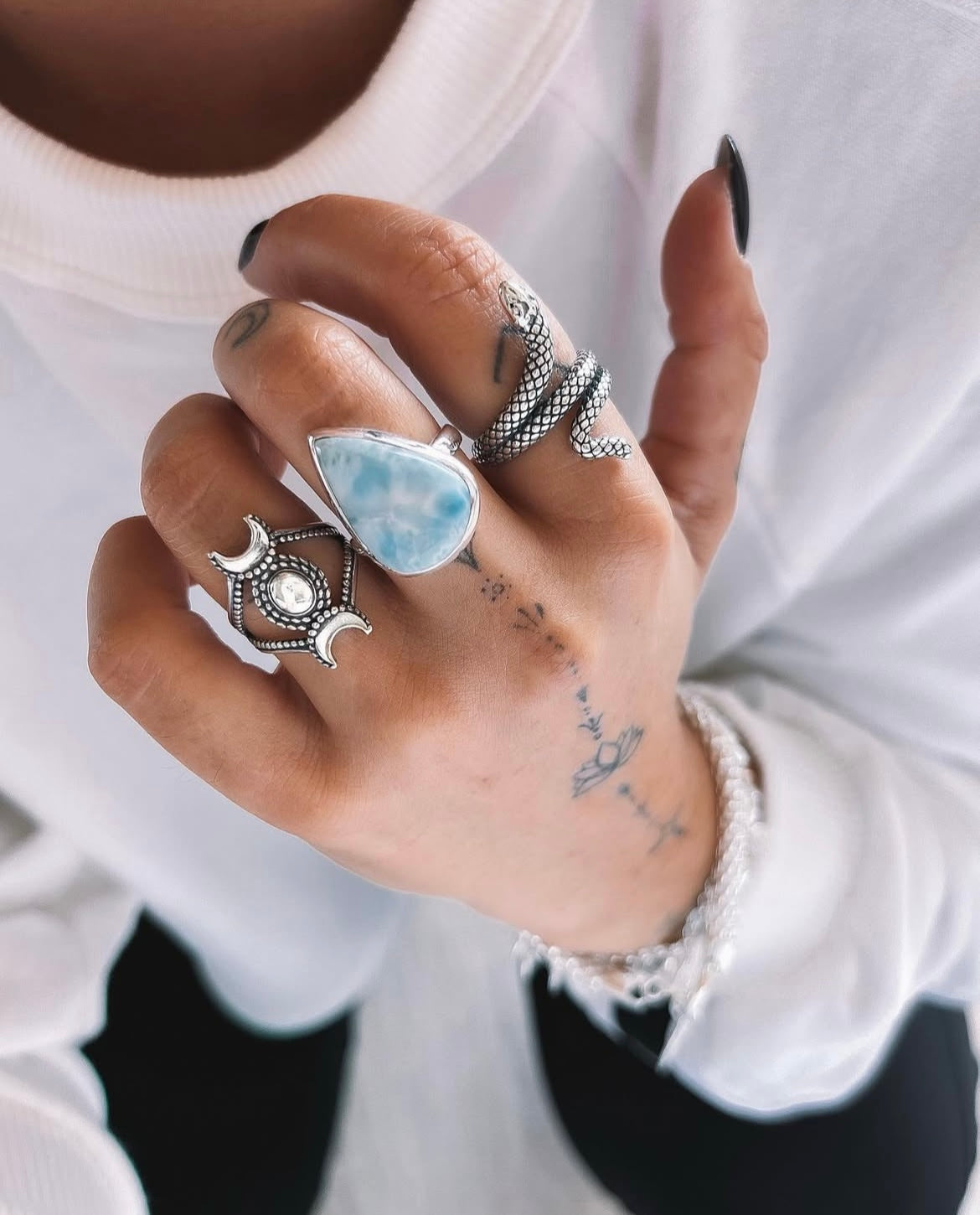 Adjustable Snake Ring