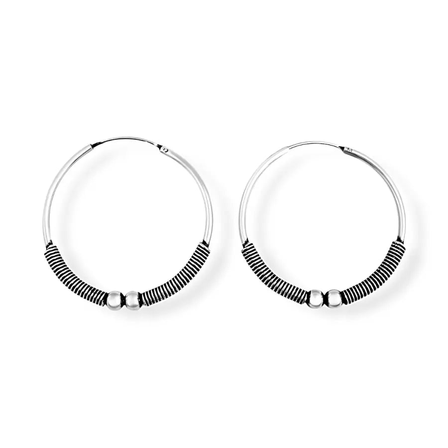Bali vibes hoop earrings