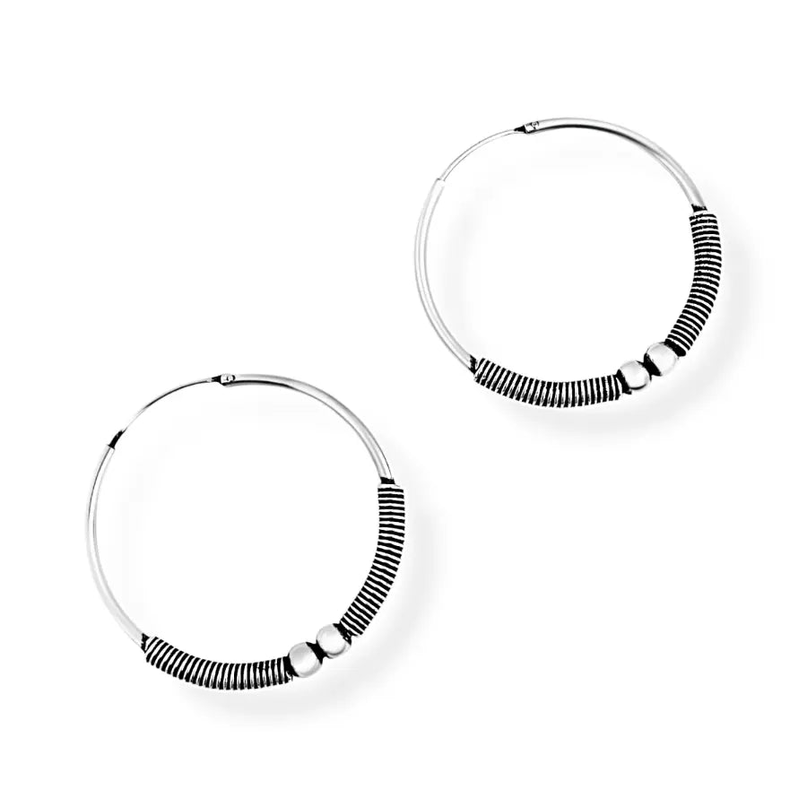Bali vibes hoop earrings