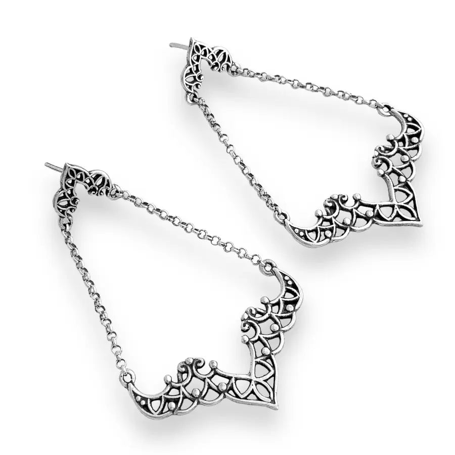 Arabesque drip earrings