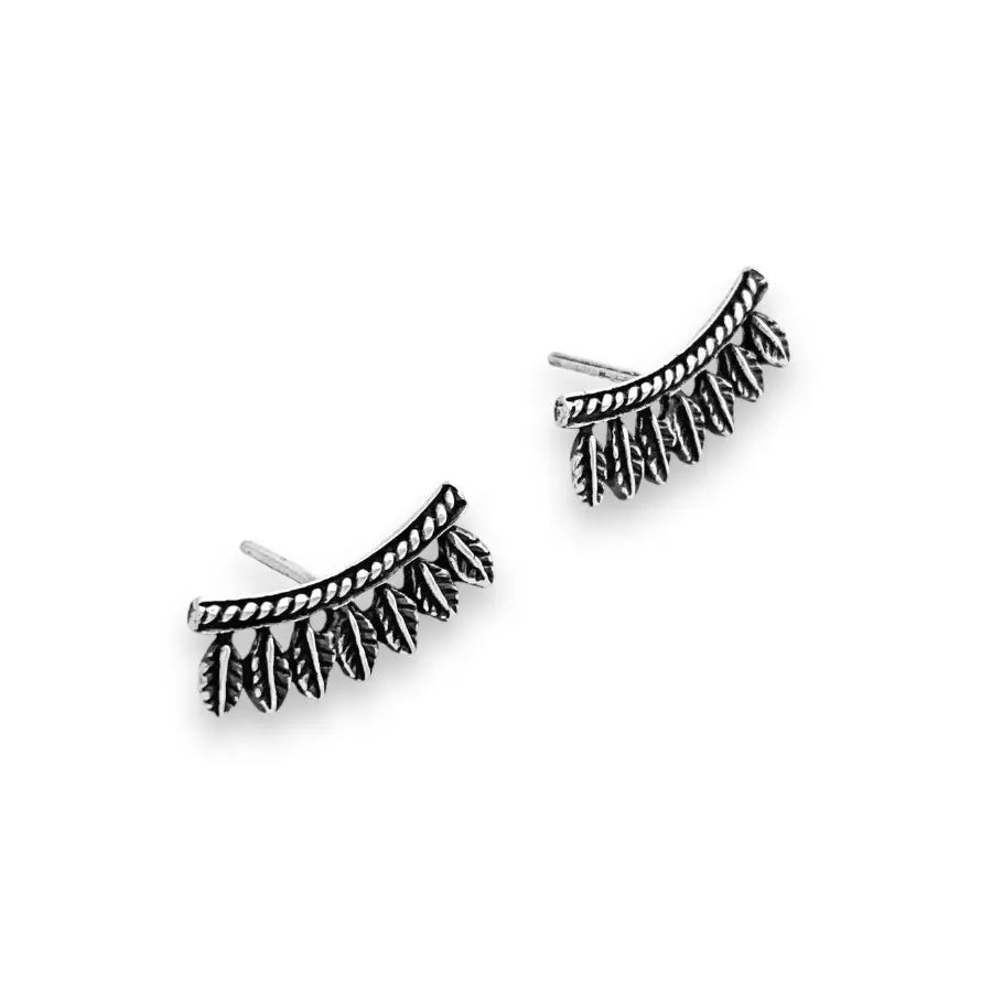 Tribal headdress earrings