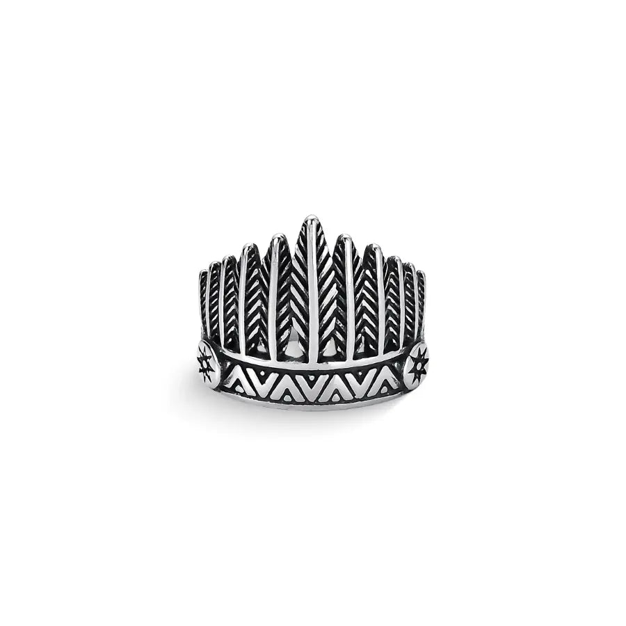 Crown feather ring