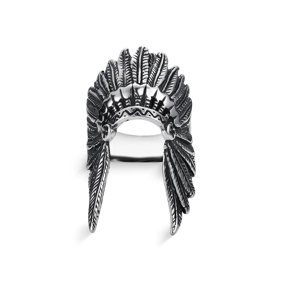 Native headdress ring