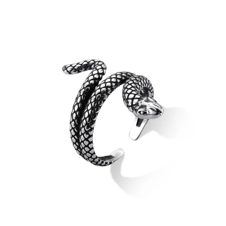 Adjustable snake ring