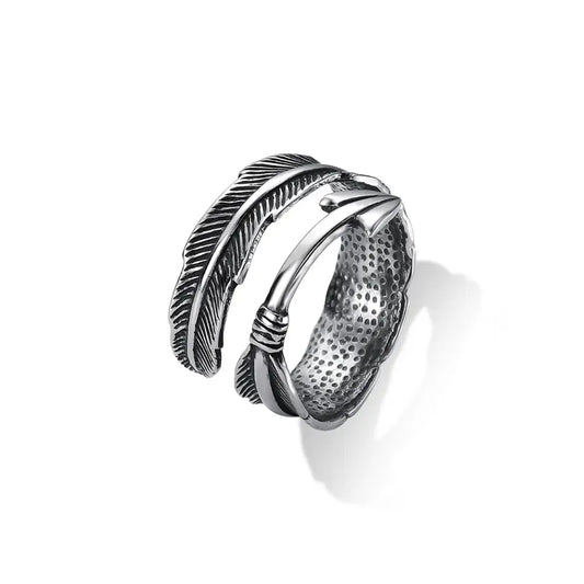 Adjustable Feather/ Leaf Ring