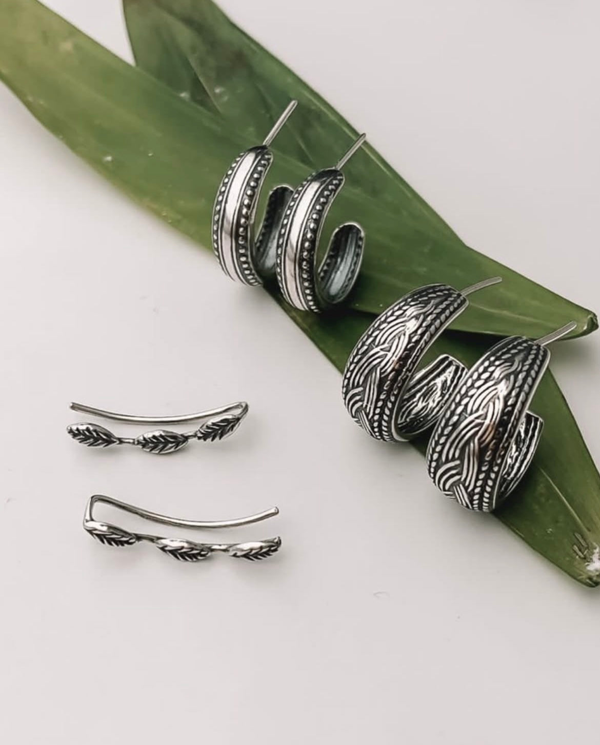 Open Hoop Indian Earrings