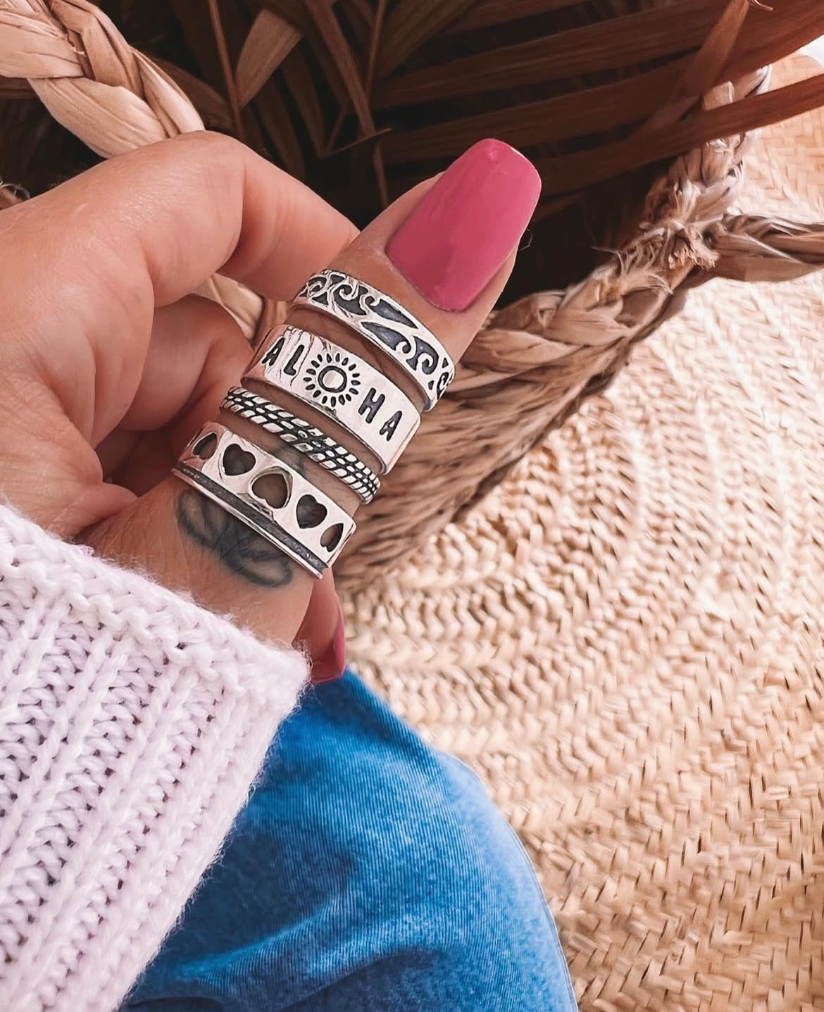 Sunny Aloha Band Ring