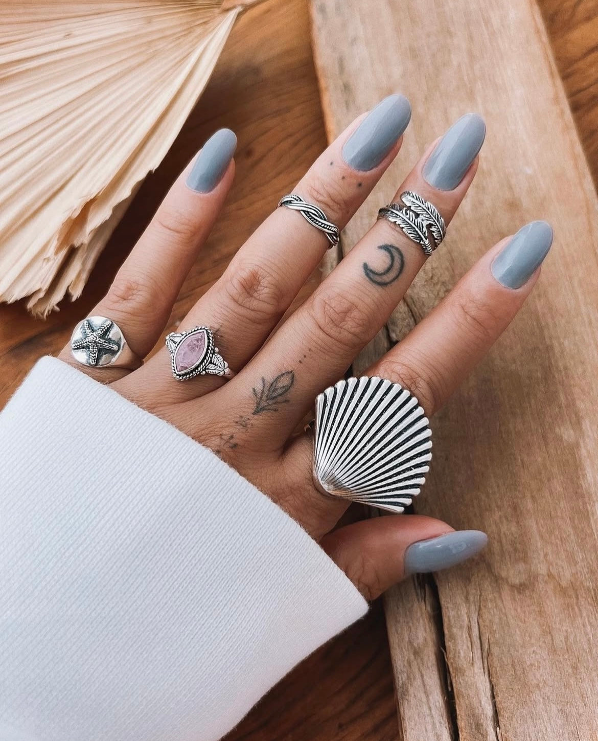 Statement Seashell Ring