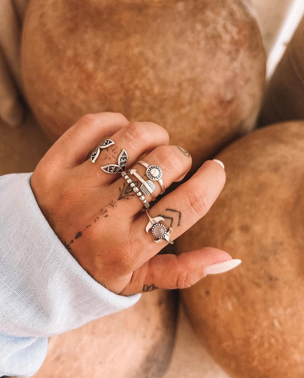 Adjustable Mermaid Tail Ring