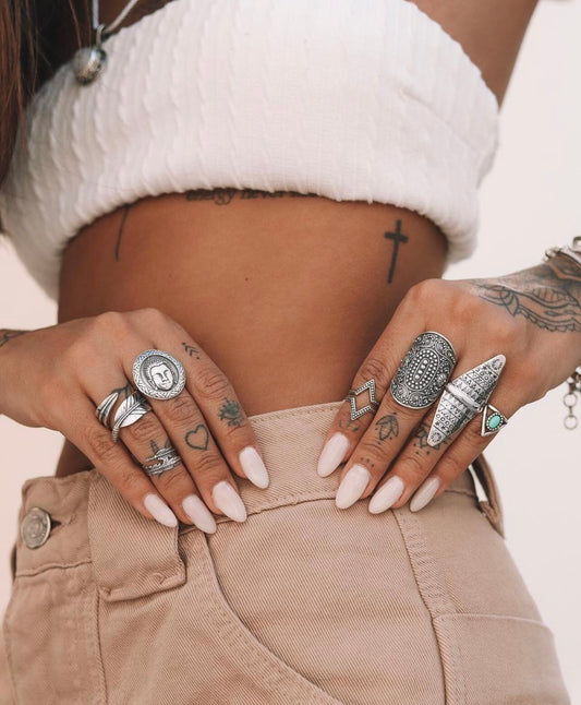 Adjustable Plume Ring