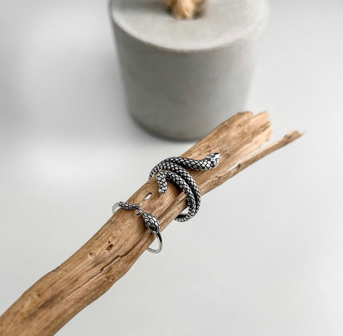 Adjustable Snake Ring