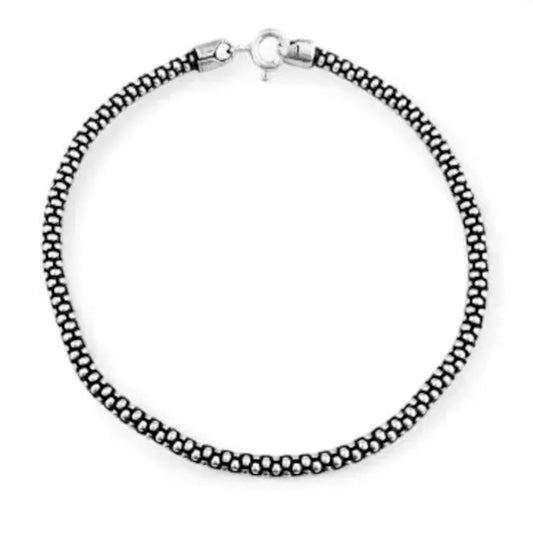 Popcorn chain bracelet