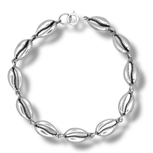 Cowrie shell bracelet
