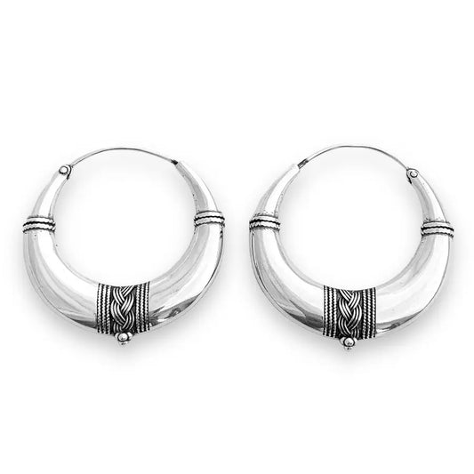 Gypsy hoop earrings