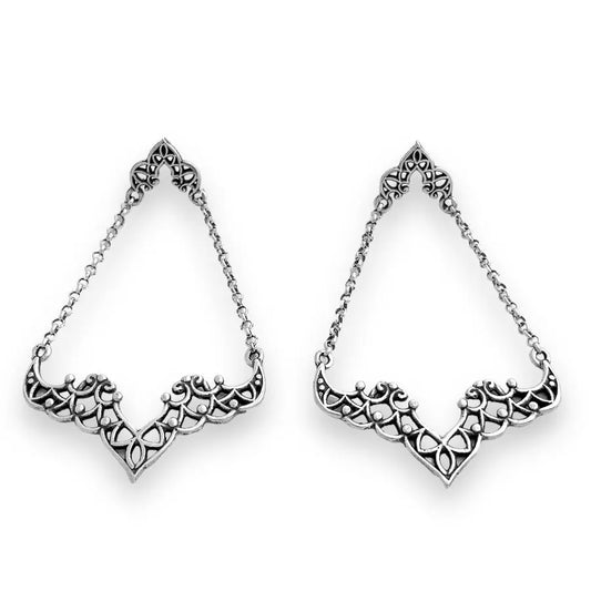 Arabesque drip earrings