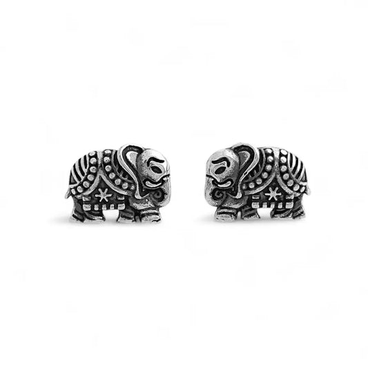Mystic elephant stud earrings