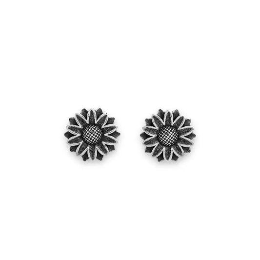 Sunflower stud earrings
