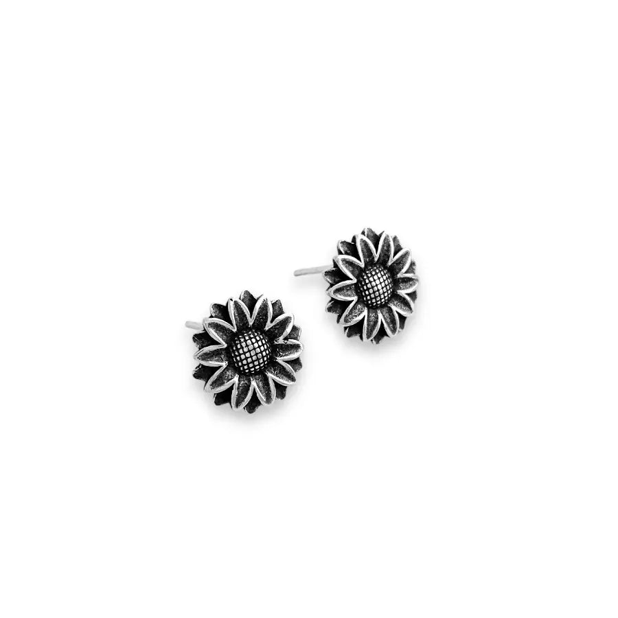 Sunflower stud earrings