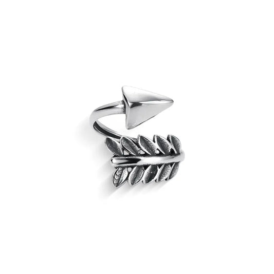 Adjustable boho arrow ring