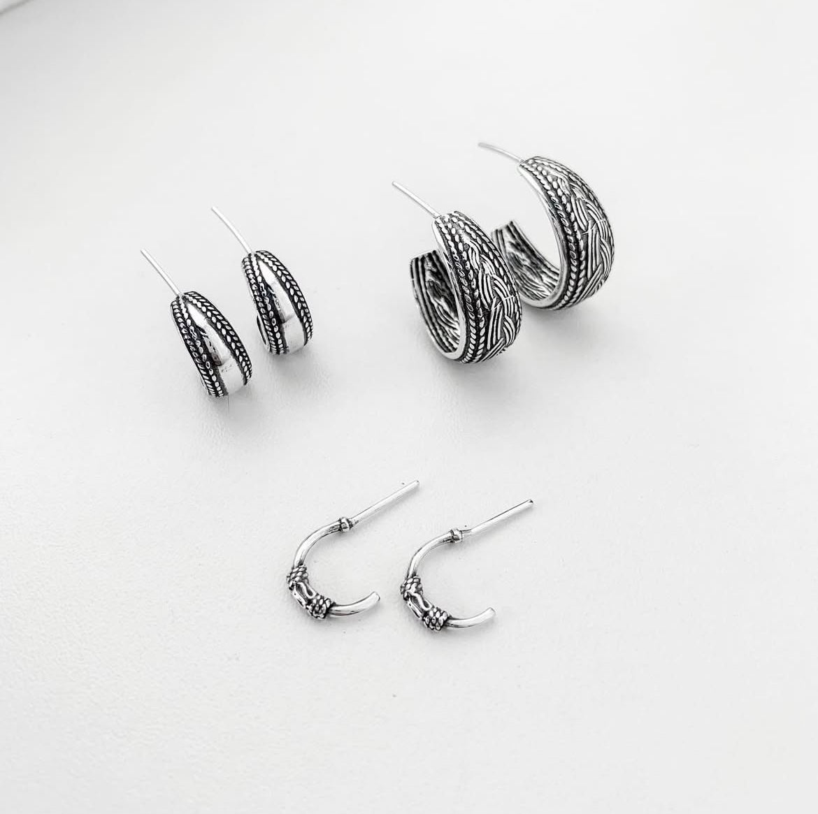 Open Hoop Indian Earrings