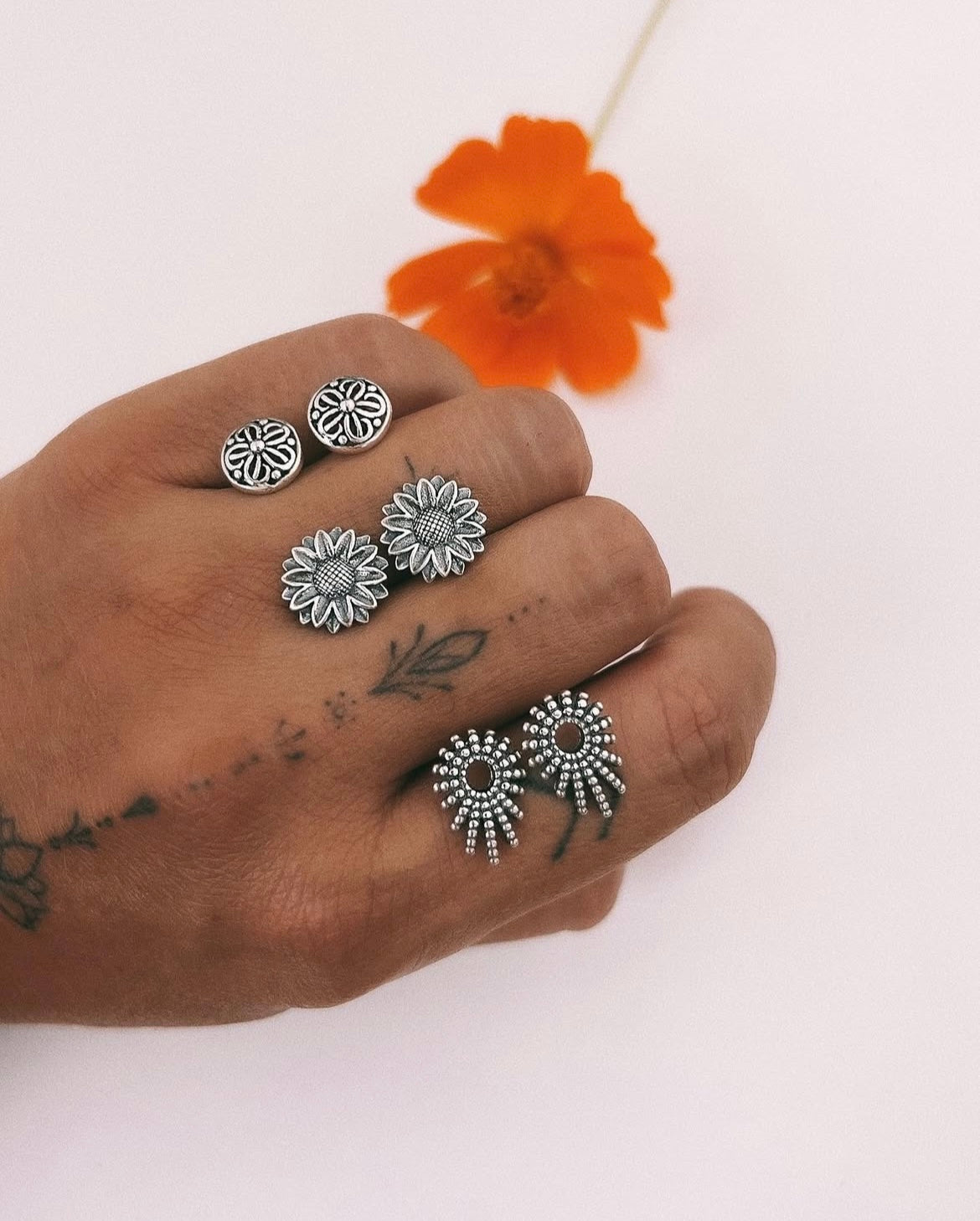 Bloom Mandala Stud Earrings