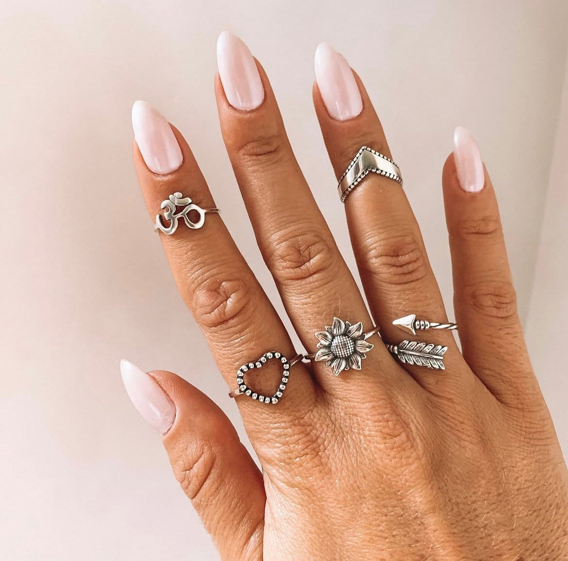 Adjustable Boho Arrow Ring