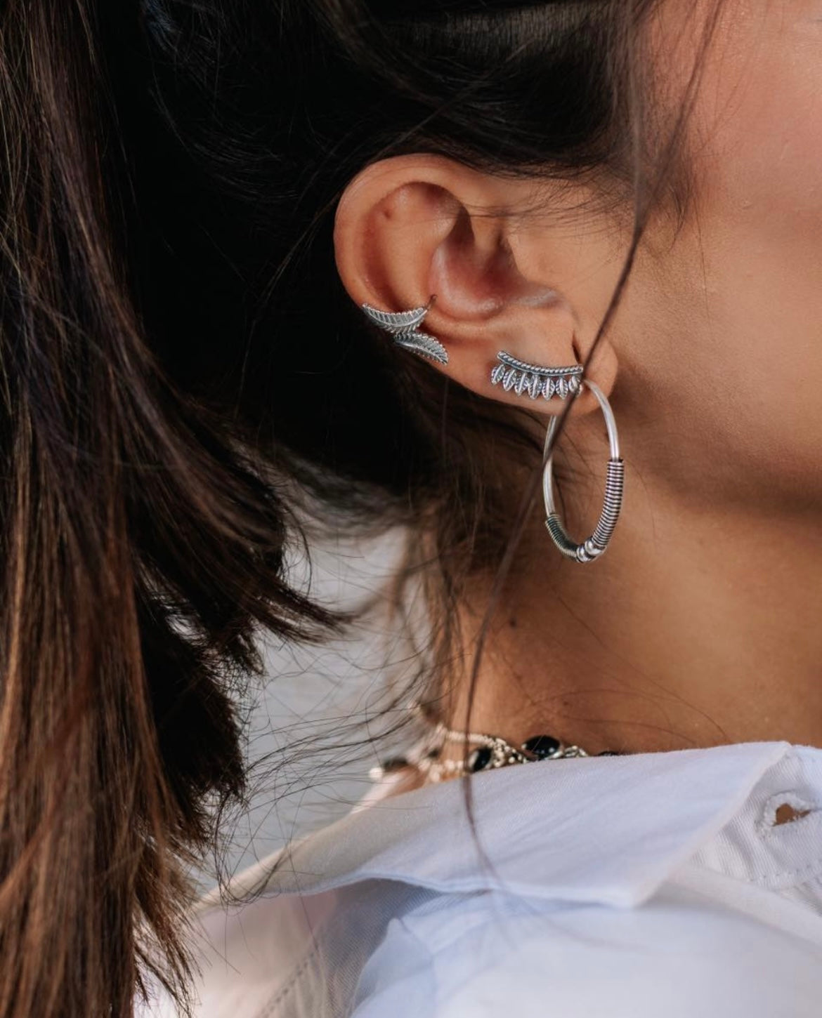 Tribal Headdress Earrings