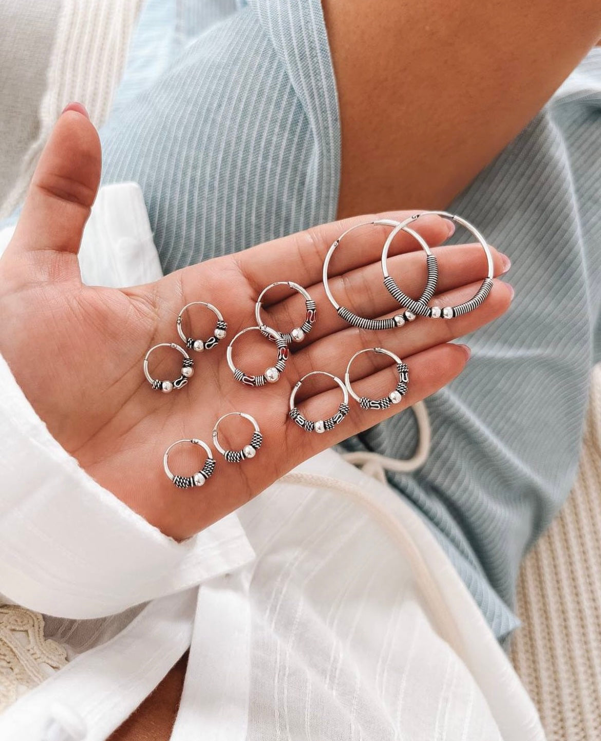 Bali Small Hoop Earrings