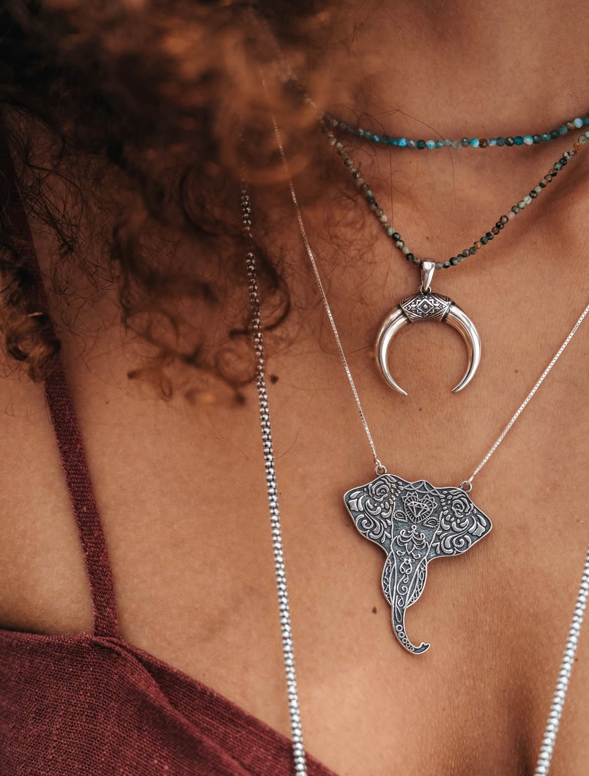 Indian Elephant Necklace