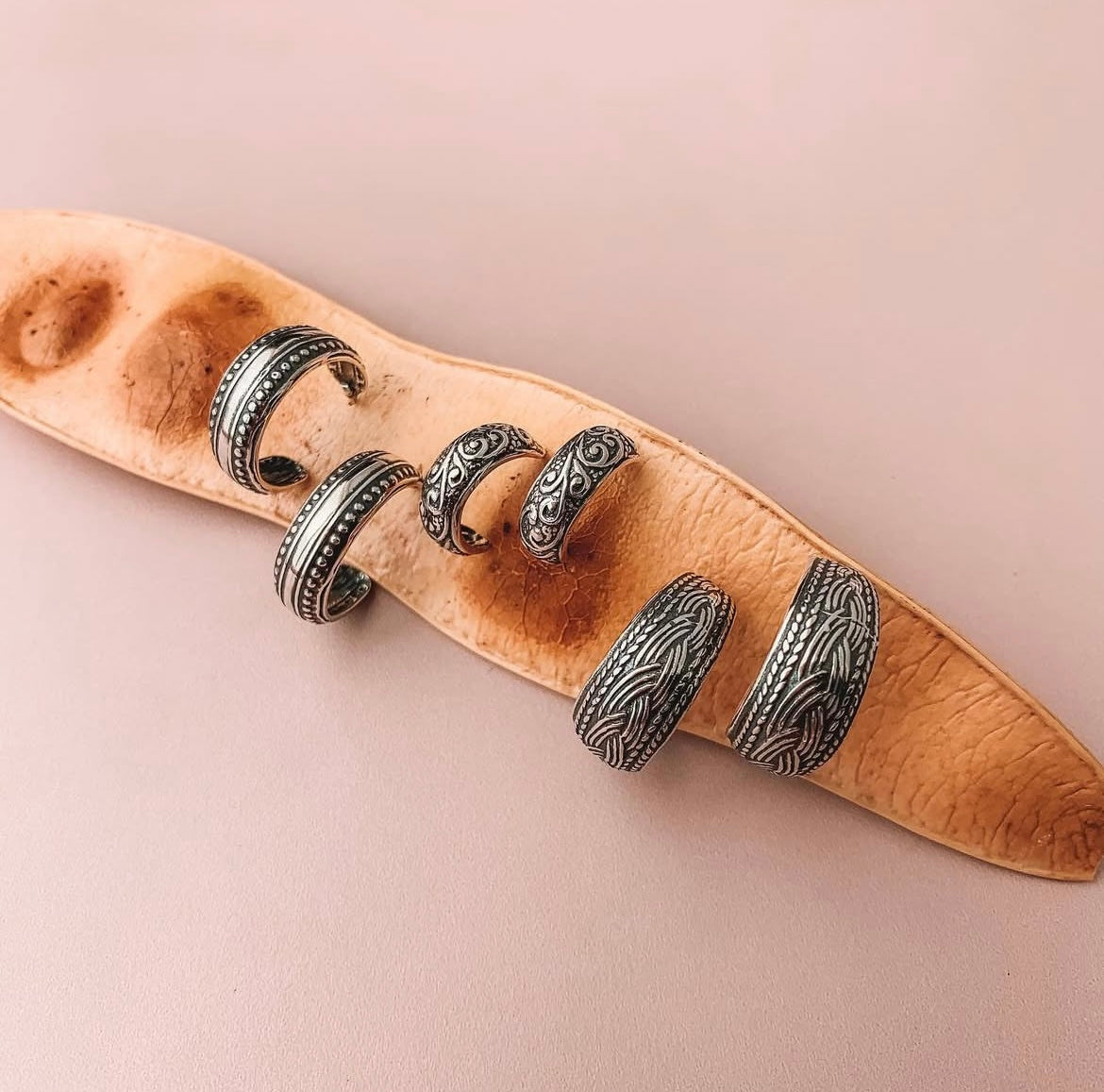 Open Hoop Indian Earrings