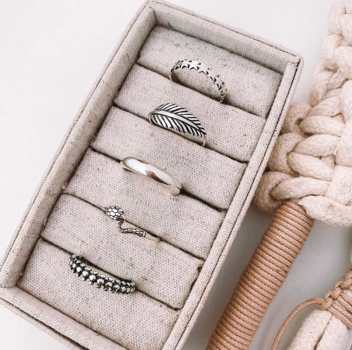 Plain Star Band Ring